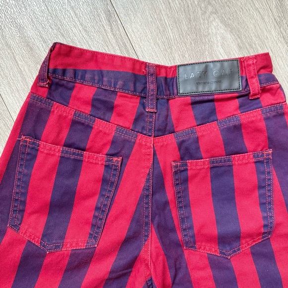 Lazy Oaf Button Up Wide Leg Pants - Picture 11 of 12